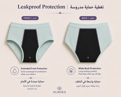Leakproof High-Waist Briefs | Heavy Protection