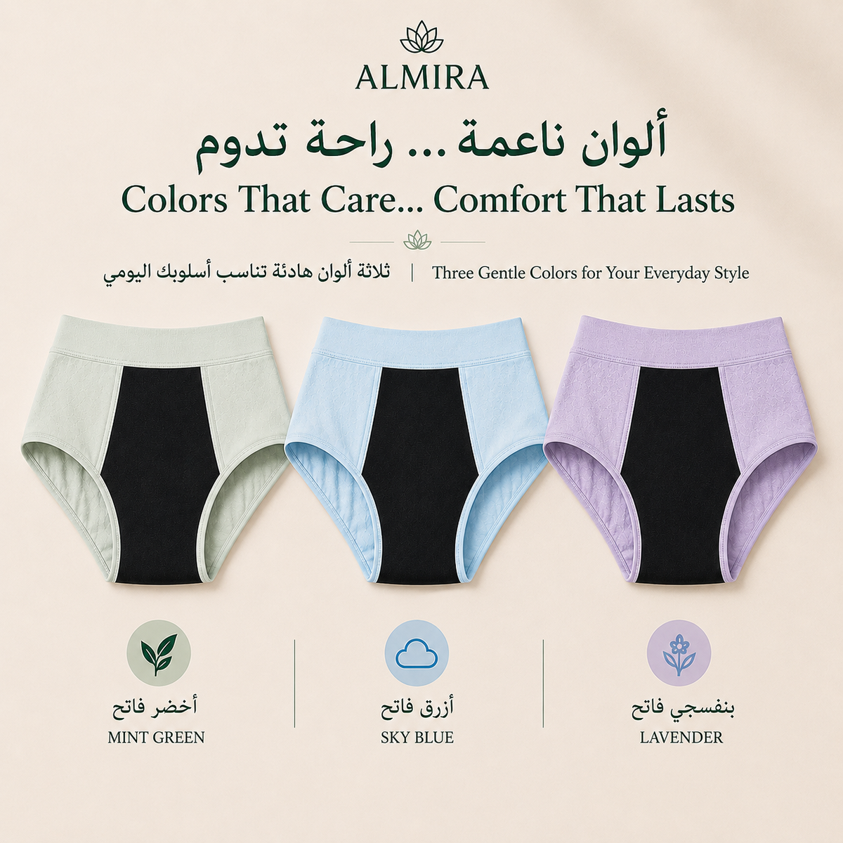 Leakproof High-Waist Briefs | Heavy Protection