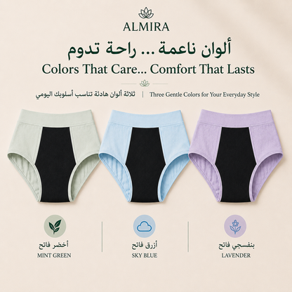 Leakproof High-Waist Briefs | Heavy Protection